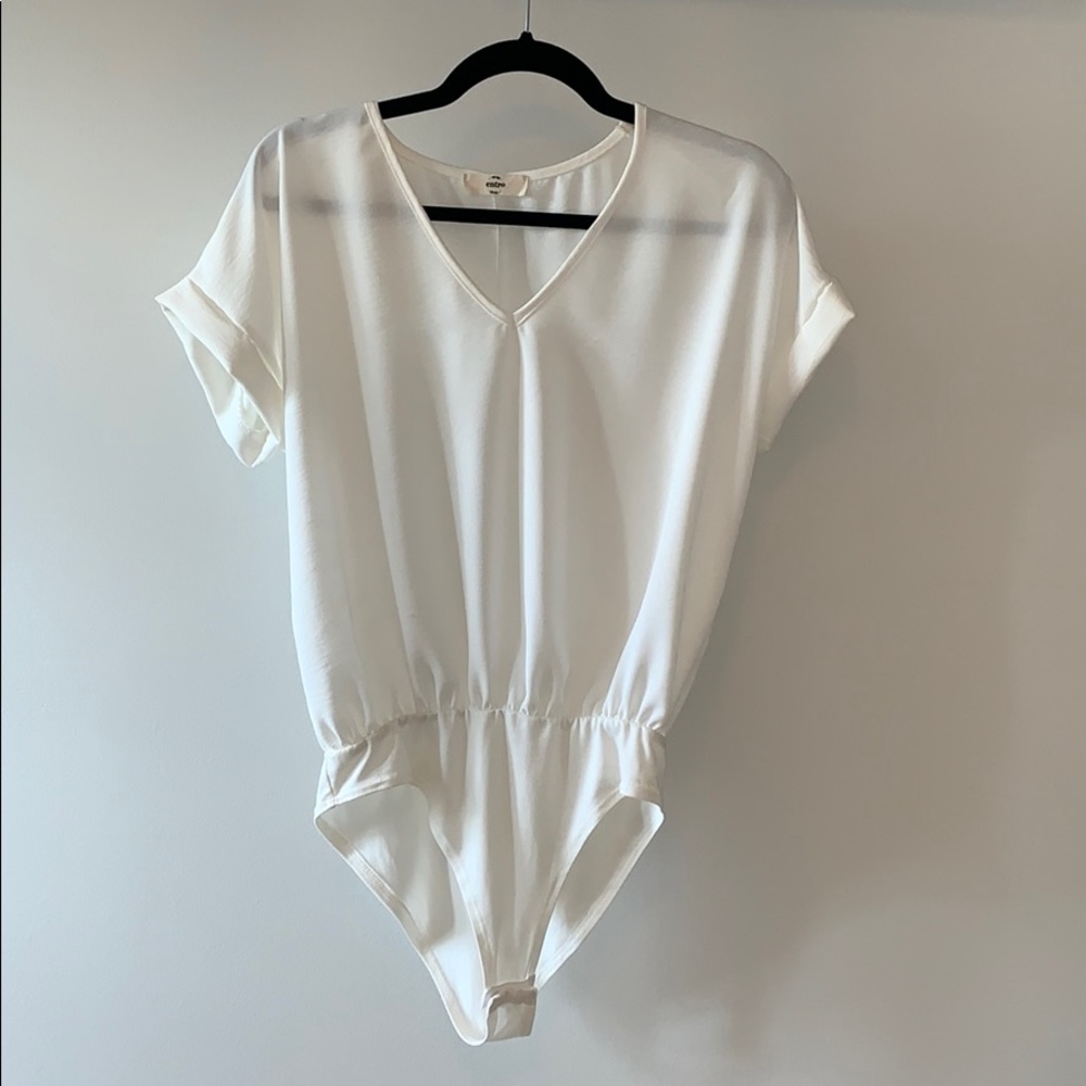 White body suit blouse